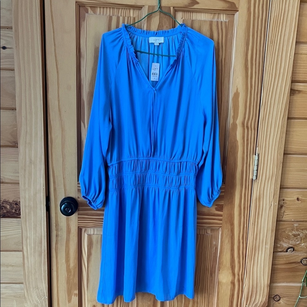 NWT Loft  Delicate Blue Women's Dress - Size 8